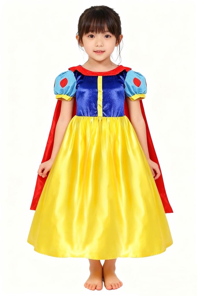 Snow White Dress, Kids' Cosplay, Girls' Dress, Cosplay Costume, Halloween, Event, Princess Dress, Birthday Gift [Used]
