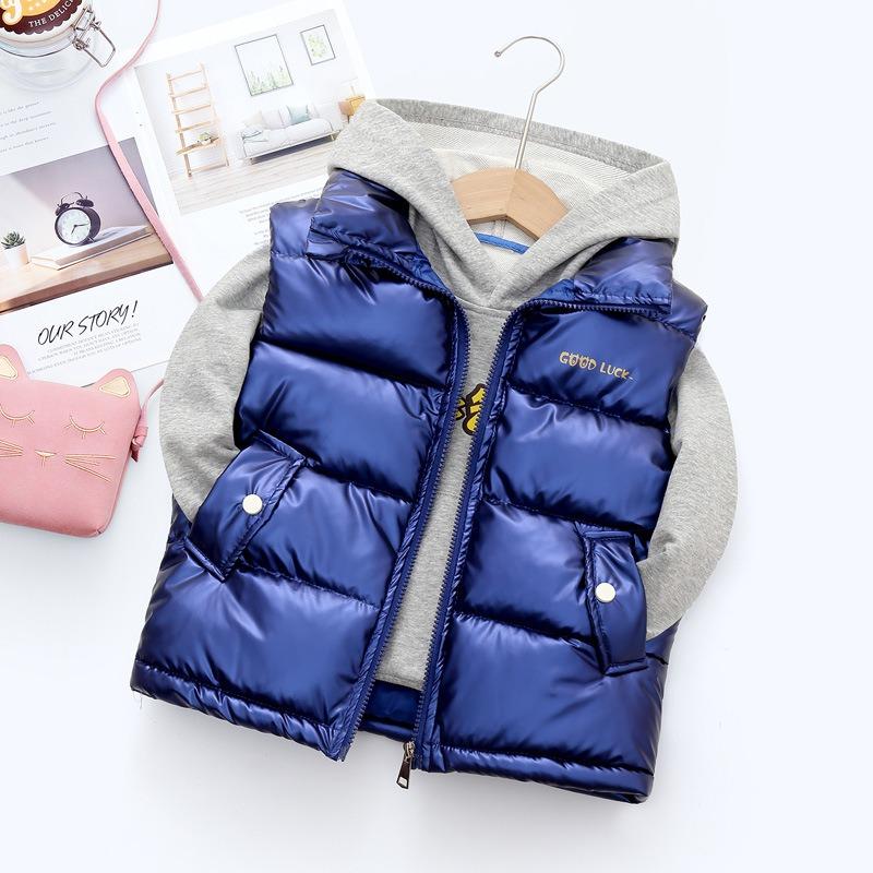 Podzimní/zimní nové dětské zesílené tílko Chlapecké a dívčí spodní tílko