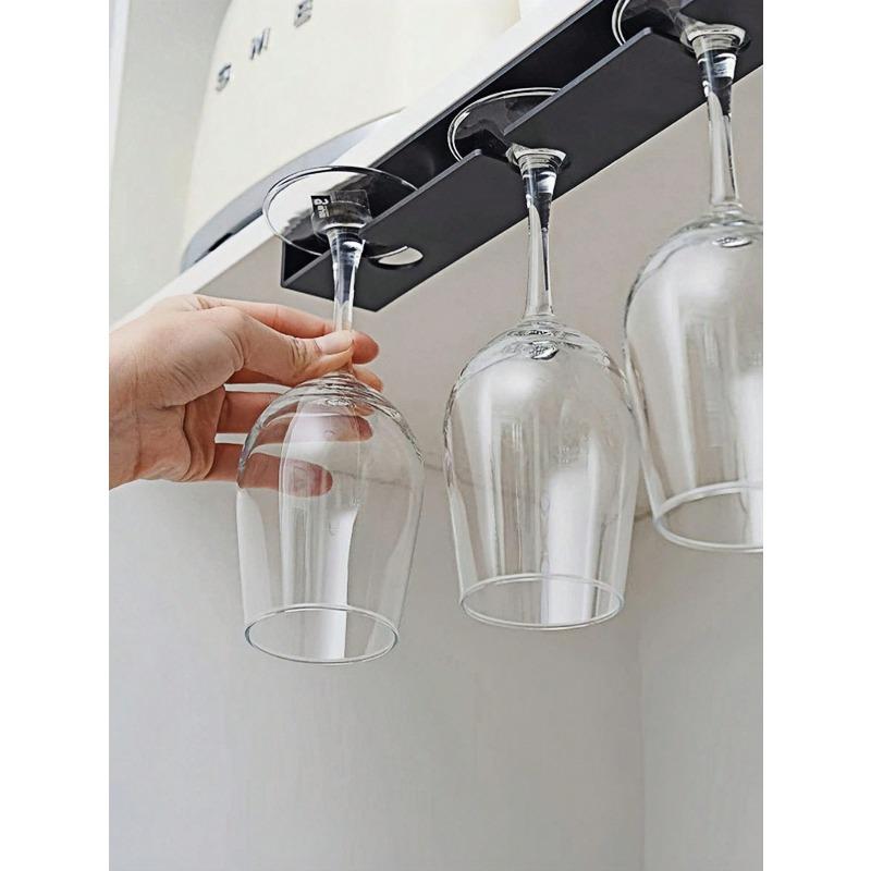 1 Stück Haushalt Hitzebeständig Praktisch Display Glasbecher Hängend Bohrlos Glasbecher Extra Dicke Halterung Zuhause