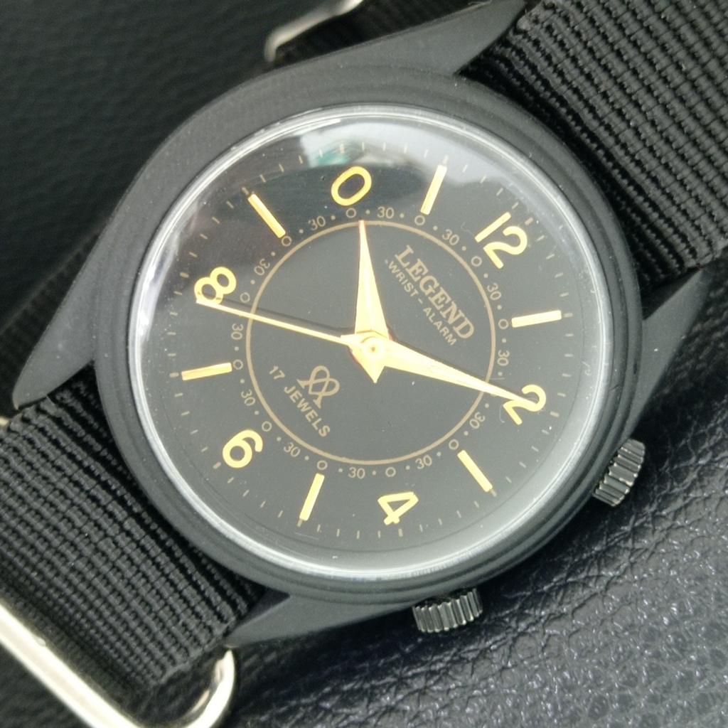 SCHWEIZER VINTAGE LEGEND MANUELLES AUFZUG HERREN ÜBERHOLTE WEckerUHR a707532-1