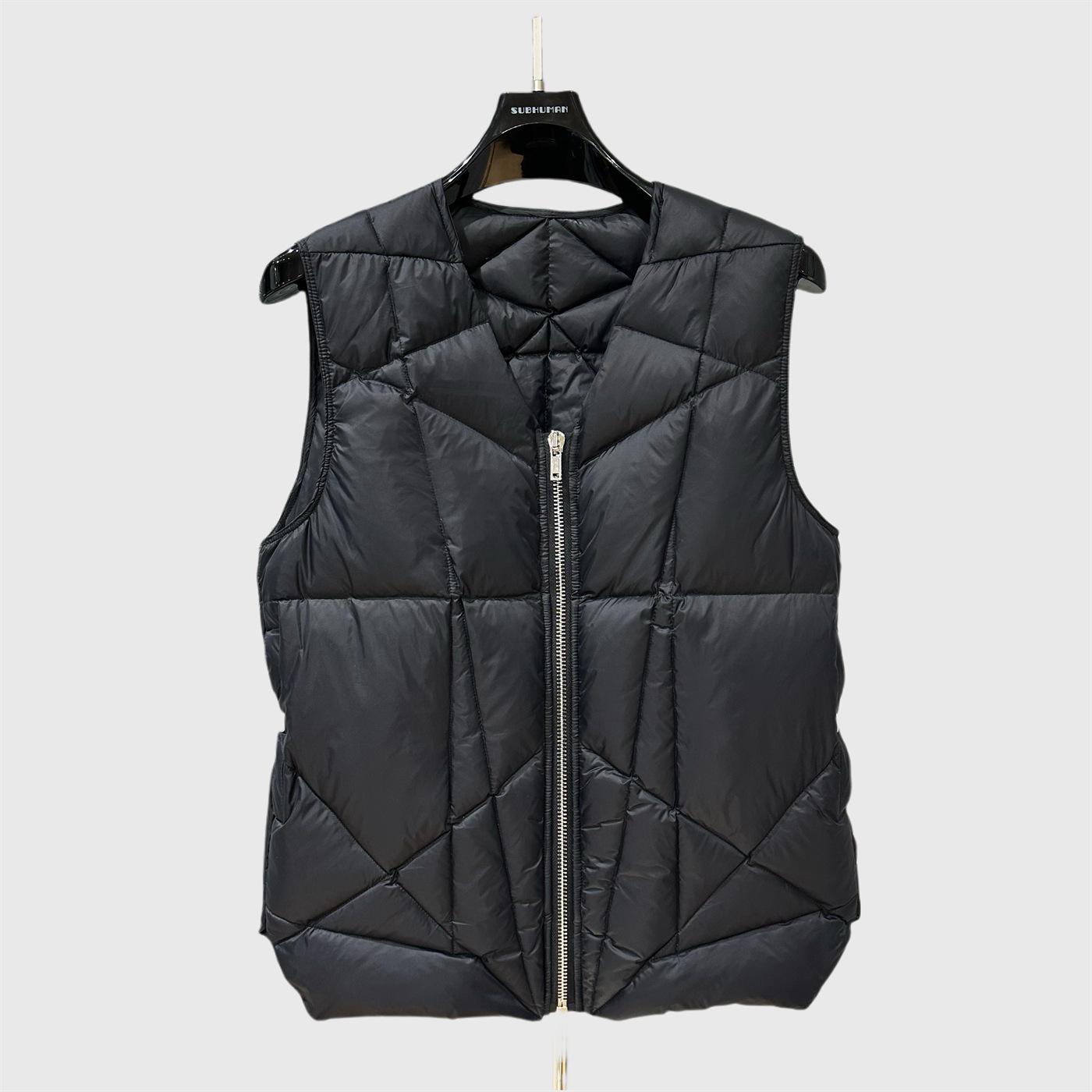 

Unisex Dark Style Star-Stitched Down Vest - Autumn/Winter 2025 Extra Large чорний
