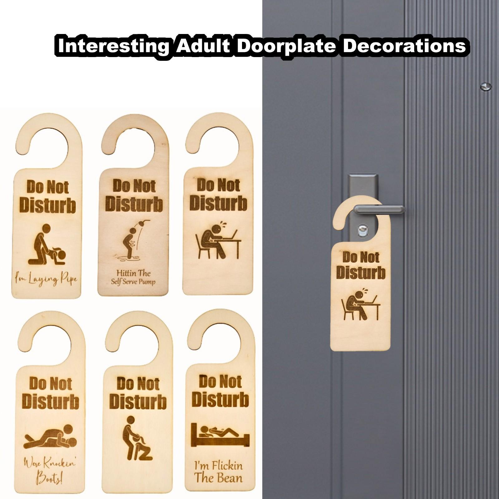 

Funny Doorplate Hangings, Interesting Adult Doorplate Decorations One Size