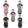 Striped Kitchen Apron With Adjustable Straps Stainproof Cooking Apron For Professional Chefs And Home Cooks Clean Work