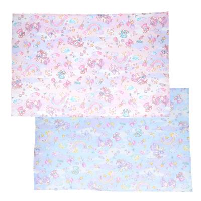 KIYOHARA Large Set of 60cm X Colorful Unicorn Pink and Girls' Placemats, 2, 40cm, Design, Blue, MOW163-LD