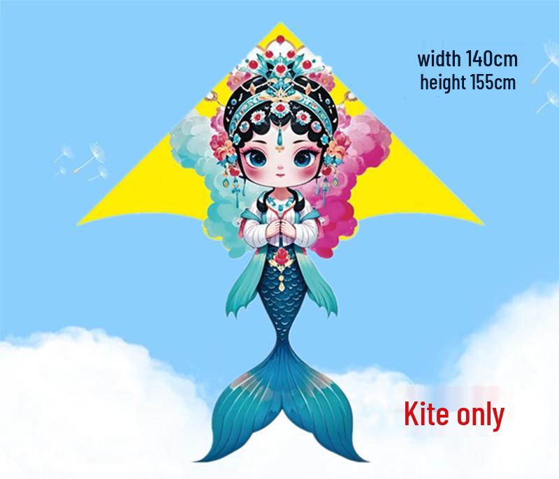 

Кайт Русалка Бриз: Легко летающая конструкция маски для лица