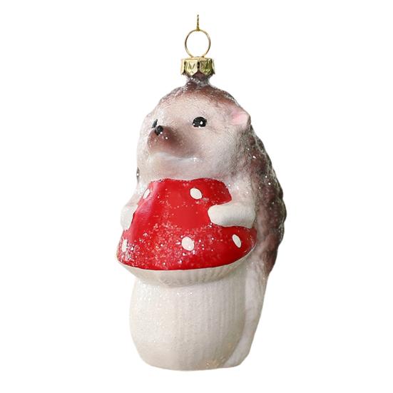 Christmas Tree Decoration Squirrel Hedgehog Christmas Ball Ornaments Xmas Holiday Decor for Home Table