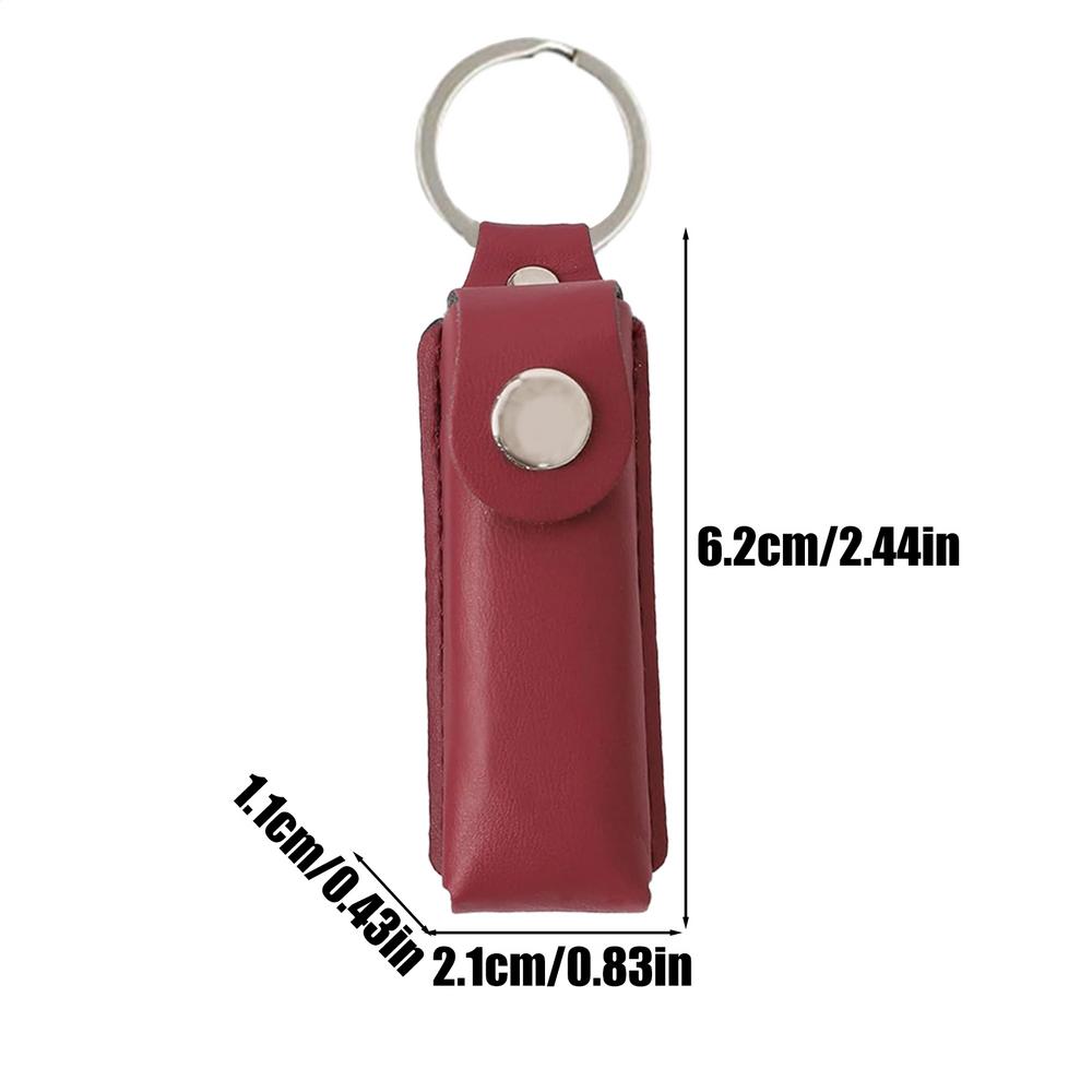 Flash Drive Storage Case USB Flash Drive Leather Case With Protector Cap Anti-Lost Storage Bag For Desk Photographers Card