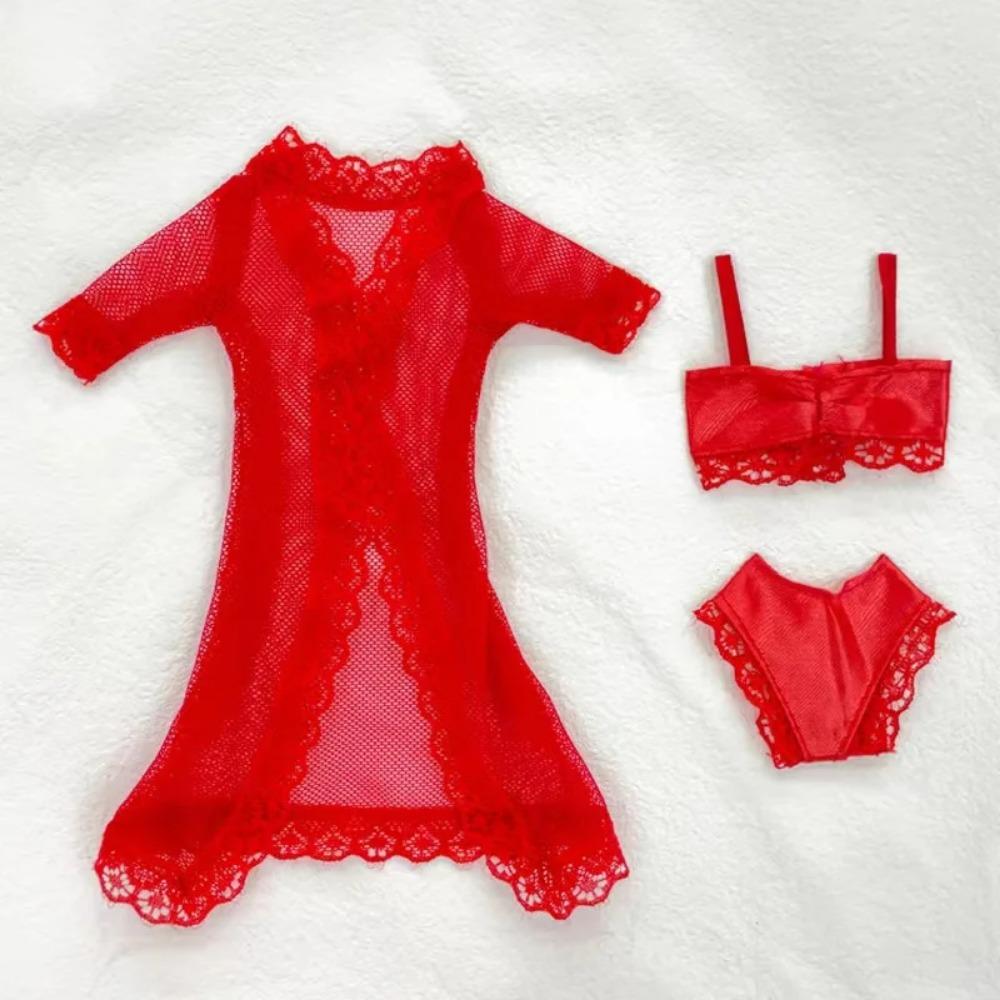 3pcs/set 30cm Fashion Doll Clothes Underwear Pajamas Dress Up Doll  Accessories Kids Girl Toy Gift