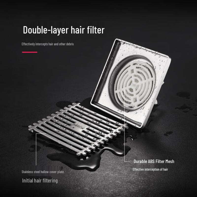 ARROW 304 Stainless Steel Odor-Proof Floor Drain