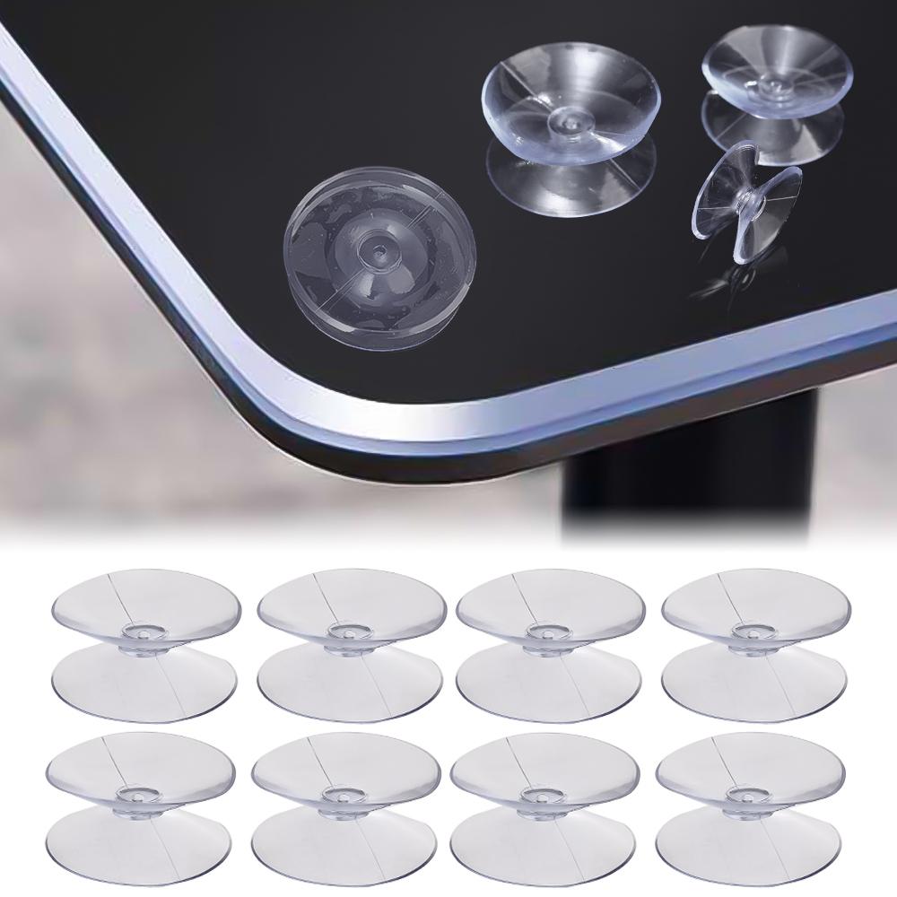 20/30/35mm Clear Double Sided Suction Cup Oxygen Tube Fixed Sucker Pads Glass Car Window Home Kitchen Table Top Spacer Holder