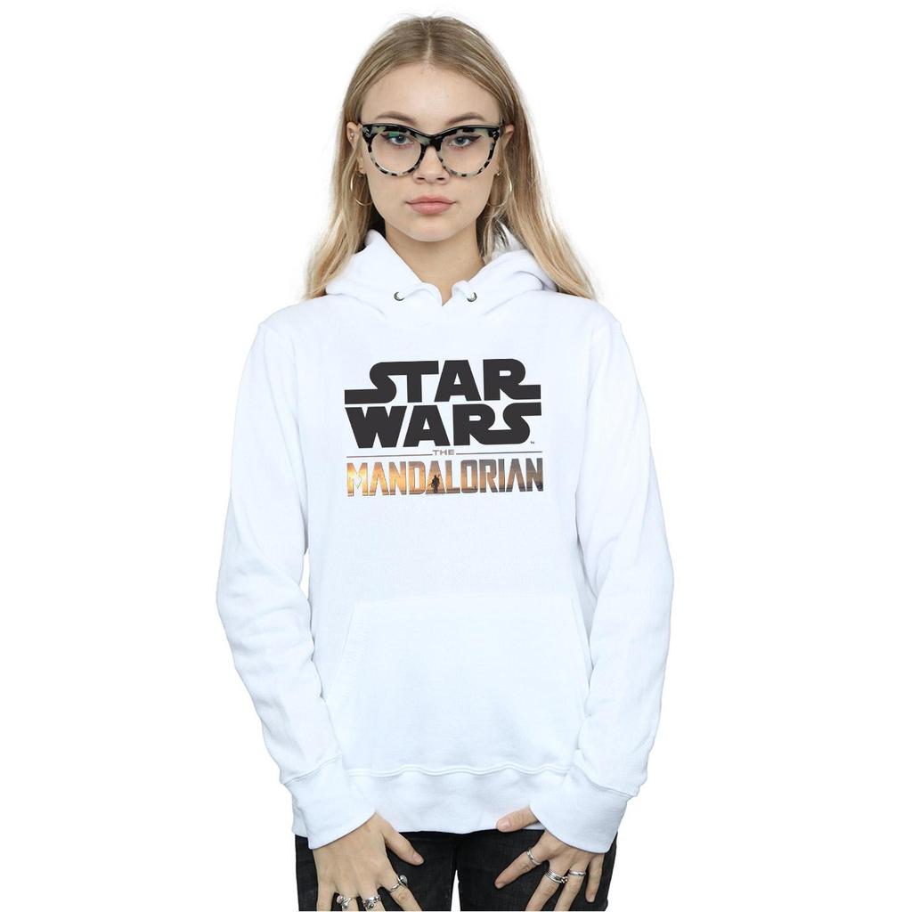 Star Wars Womens/Ladies The Mandalorian Logo Hoodie