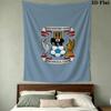 Coventry City FC Wall Tapestry Aesthetic Wall Hanging Printed Fabric Blanket Decorative Tapestries for Bedroom Living Room Home Decor