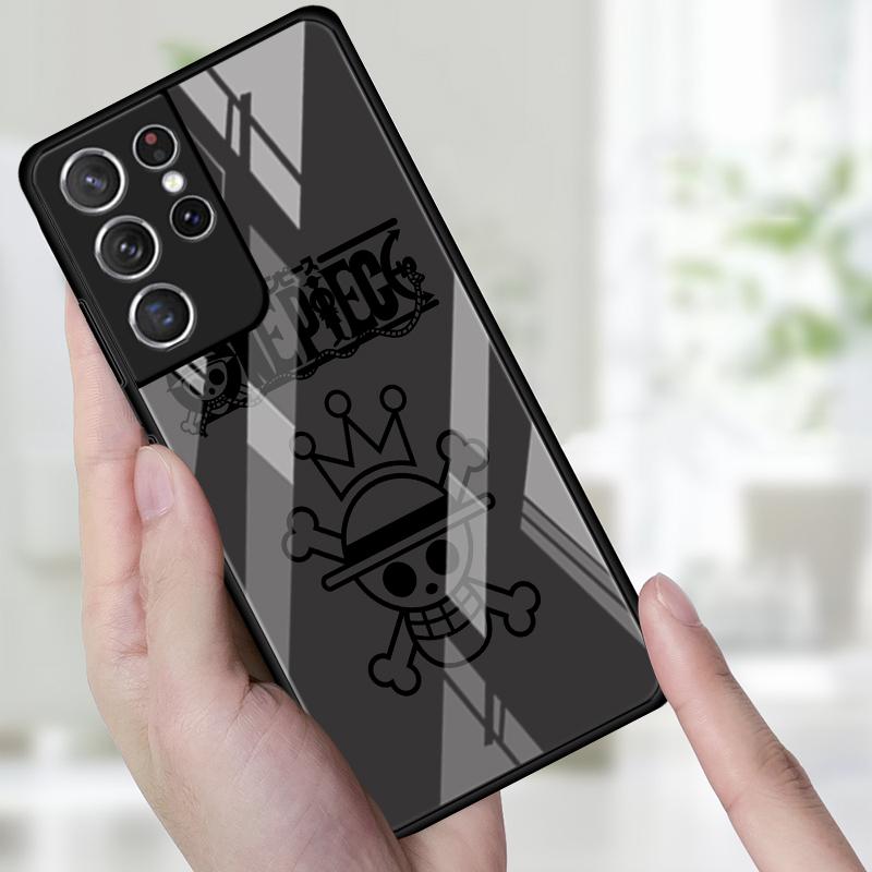Anime OneS P-ieceS Logo Case for Samsung Galaxy S25 Note 10 20 8 9 S9 S23 Plus S10 S20 FE S24 Ultra S22 S21 S8 Phone Cover