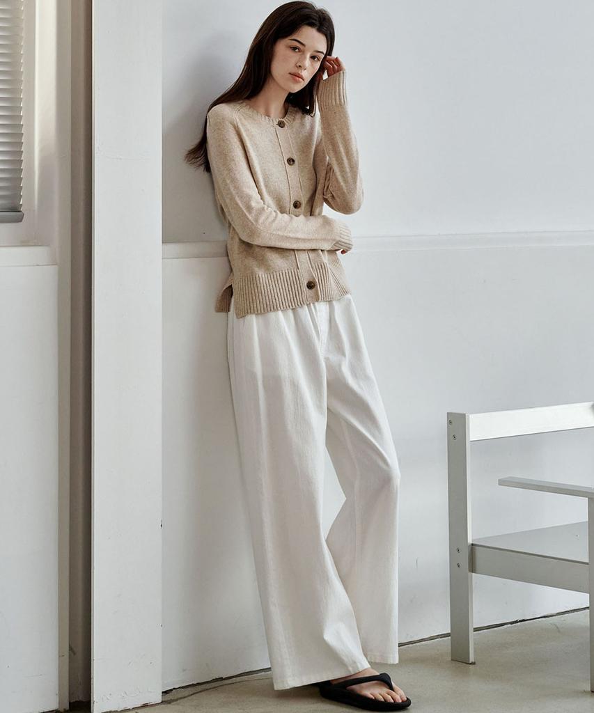 MALOUPE 8102 Raglan Knit Cardigan (Beige)