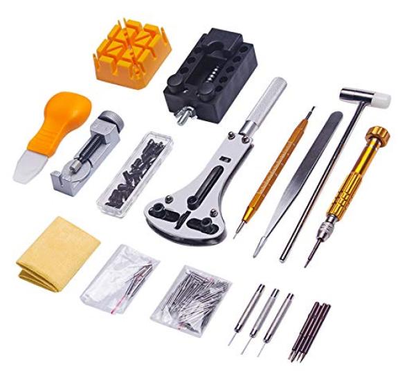 Smilerain Watch Repair Maintenance Tool for Includes Japanese Manual Tool, Watches,