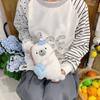 Plush Seal Crossbody Bag For Girls Kids Soft Toy Purse With Pp Cotton Filling