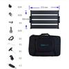 Guitto Strong Aluminum Alloy Frame Pedalboard 515 X 332 X Lightweight, 30-75mm GPB-02