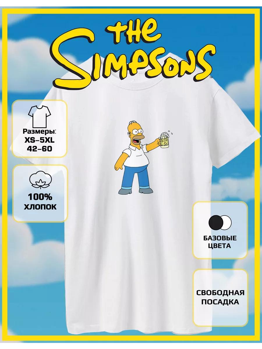 T-shirt with Simpsons print XL