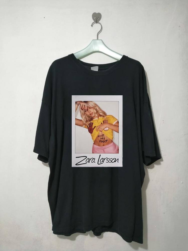 

New Rare Zara Larsson Singer Short Sleeve White S5XL Shirt BB172 Unisex T-Shirt XL