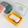 Plastic Clamshell Soap Box Keeps Soap Dry Flip Soap Box Creative Soap Container  Bathroom