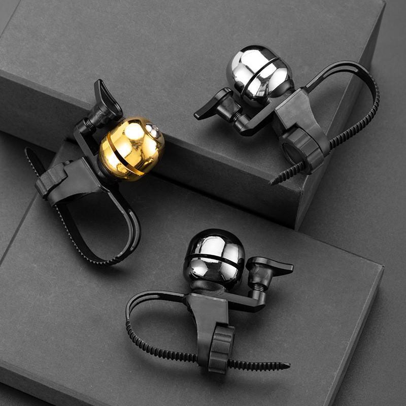 Bicycle Mini Ball Shaped Bell With Copper Horn For Mountain Bike Cycling Gear