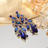 Shining  Earrings Exquisite Crystal Jewelry Wedding Party Leaf Rhinestone Earrings  Banquet