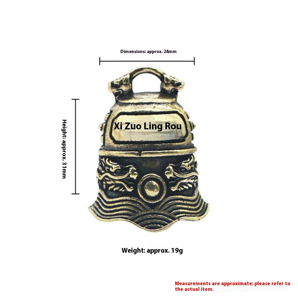 Bronze Dragon Ornament Office Home Accessories Crafts Four Divine Beasts Desktop Car Decoration Supplies