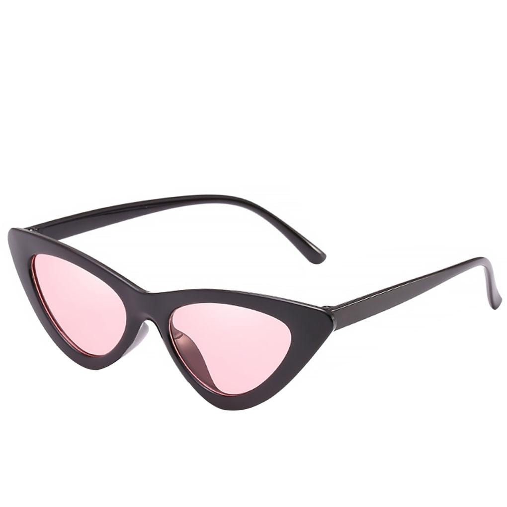 Women Narrow Fashion UV400 Multi Color Goggles Plastic Frame Eye Protection Glasses