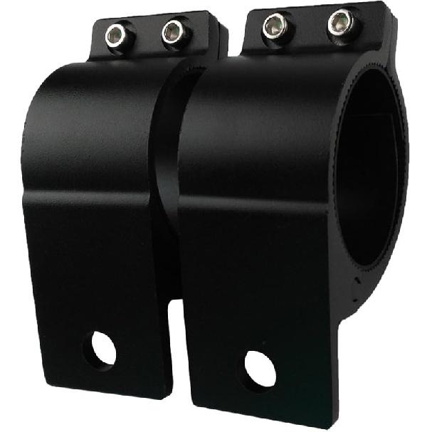 Audak 1 Pair 2.5 Inch Aluminum Mounting Bracket Tube Clamp For Bullbar Roof Rack Roll Cage (63.5-66Mm/2.5-2.6 Inch Adjustable)
