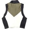 Jordan Aleali May Color Block Zip Sleeveless Top Women tops DJ0628-222