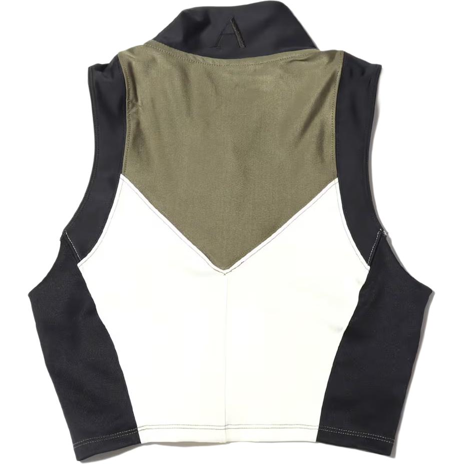 Jordan Aleali May Color Block Zip Sleeveless Top Women tops DJ0628-222