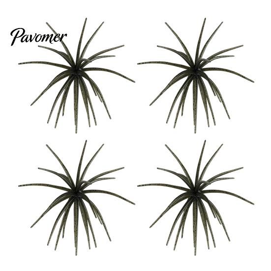 Sea Urchin Soft Baits for Bass Fishing Floating Lures, Highly Elastic TPE Bionic Baits, Versatile Glue Rivers Flexible Realistic Tentacles Lures Trout