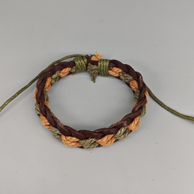 Handcrafted Women's Retro Adjustable Cowhide Bracelet - Cool, Simple, and Unique Design