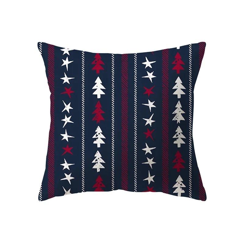 Christmas Themed Pillowcases Car Ornaments Office Santa Claus Living Room Sofa Home Pillowcases