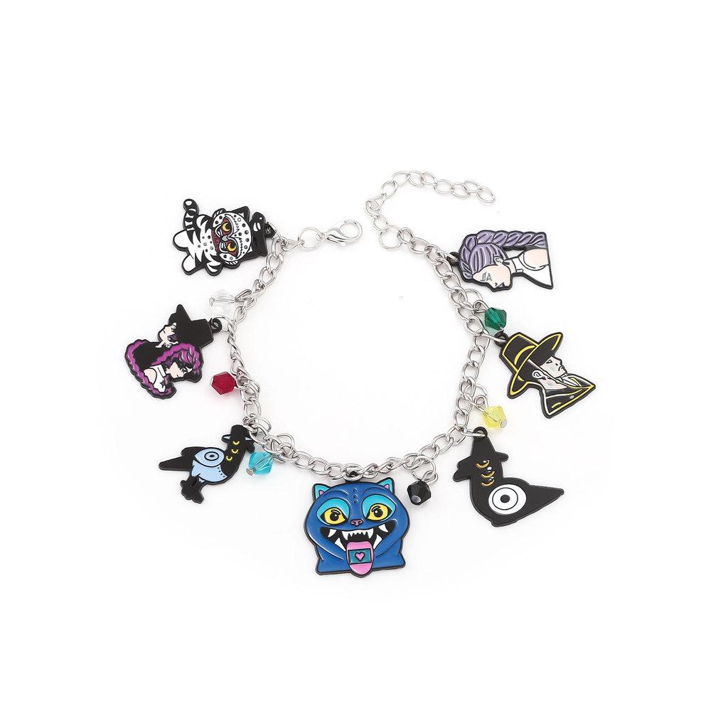 Huntr X Metal Cartoon Character Bracelet Pendant For Men And Women Gift