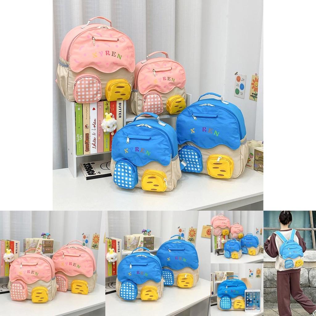 Cute And Versatile Kids Backpack In Pink And Blue For Effortless School Organization
