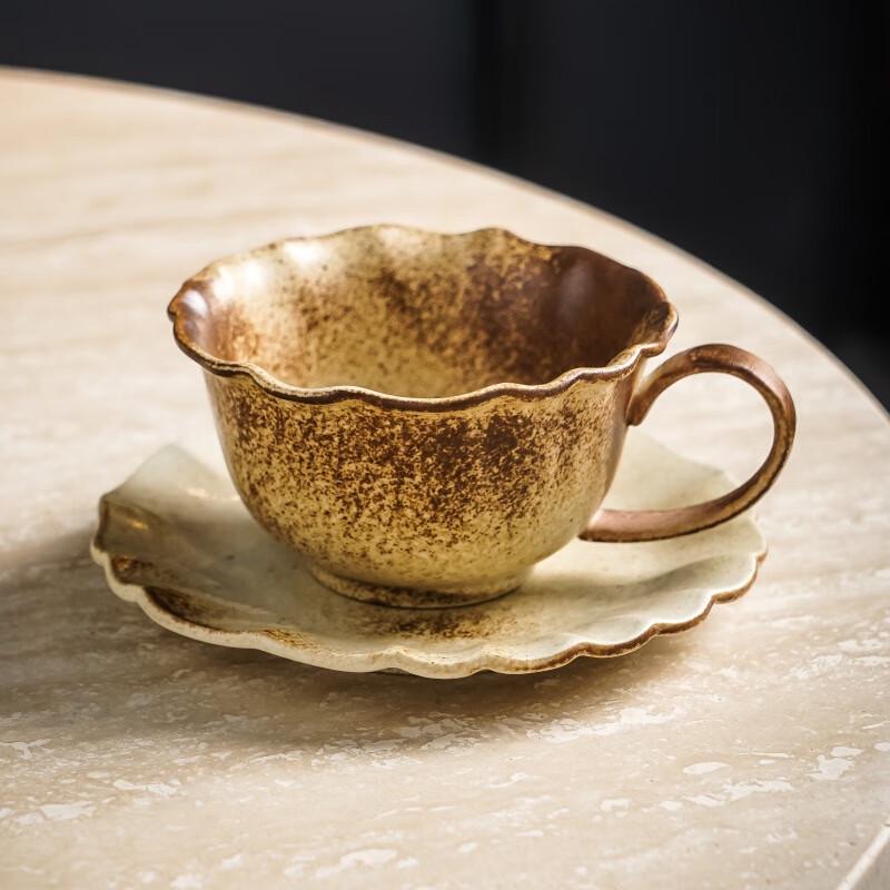 

Shangqi Petal Ceramic Coffee Cup Set