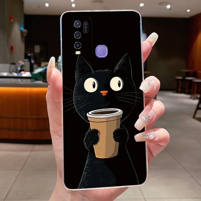 Casing For Vivo Y30 Y30i Y50 1938 1935 Phone Case Aesthetic Luxury Cute Cool Boys Girls Pattern Transparent Soft TPU Back Cover