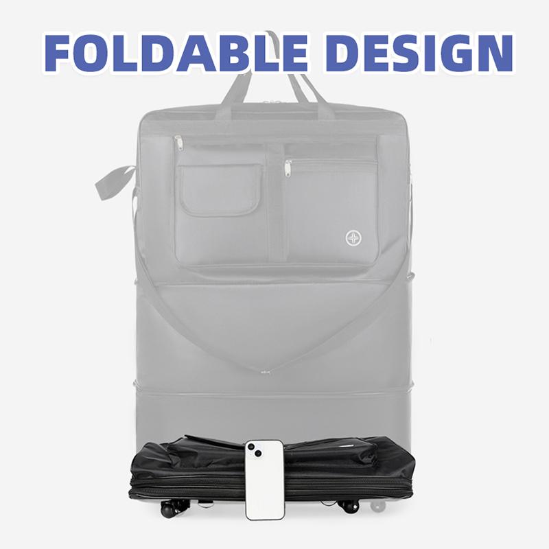 75L Travel Bag Air Consignment Bag Large-capacity Study Abroad Suitcase Aircraft Consignment Box Universal Wheel Folding Luggage Bag