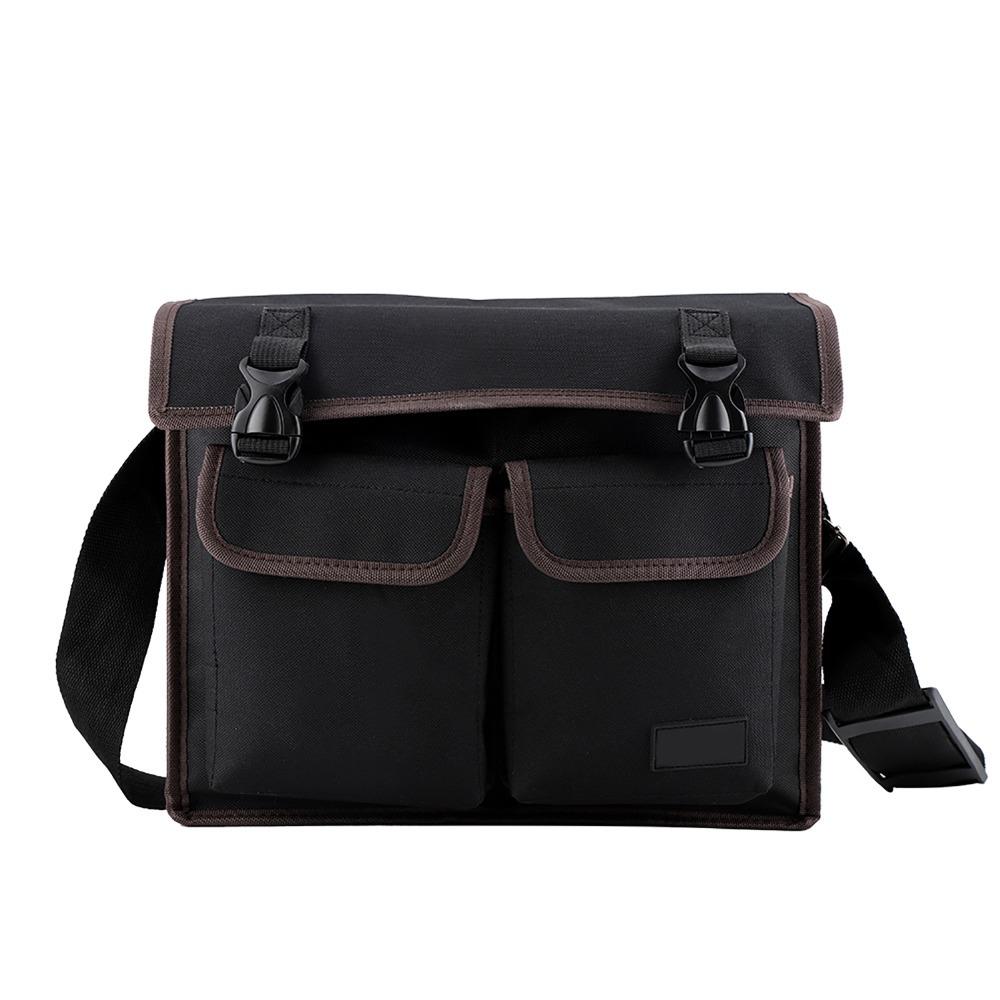 Portable Tools Bag Heavy Duty 600D Oxford Cloth Tools Shoulder Bag Thickened Multiple Pockets Shoulder Bag
