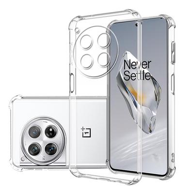 OnePlus 12 PJD110 6.82" için Darbeye Dayanıklı Şeffaf Kılıf OnePlus12 Telefon için Yumuşak Silikon Şeffaf Arka Kapaklar Koruyucu Kamera