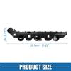 ABSOPRO Front Bumper Brackets for Nissan Sentra Black 1 Pair (Part Number 622243YU1A) (2016-2019), Plastic,