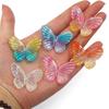 4pcs 40x30mm Beauty Colorful Acrylic Butterfly Charm Pendant For DIY Earring Necklace Jewelry Making