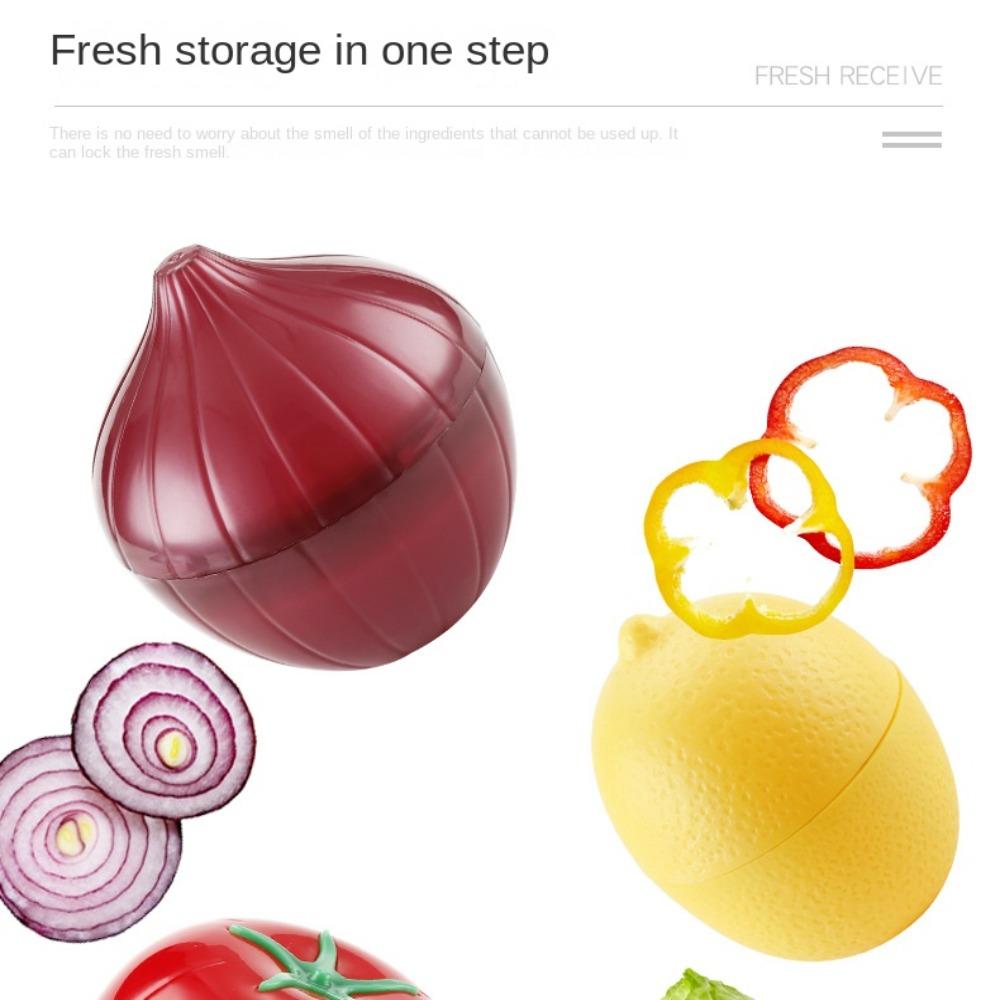 Fresher Boxes Food Sealed Storage Box Garlic Saver Box Tomato Storage Container Green Pepper Keeper