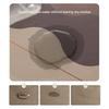 Vintage Inspired Mouse Pad Round Non-Slip Rubber Computer Mouse Mat Office Desk Accessories