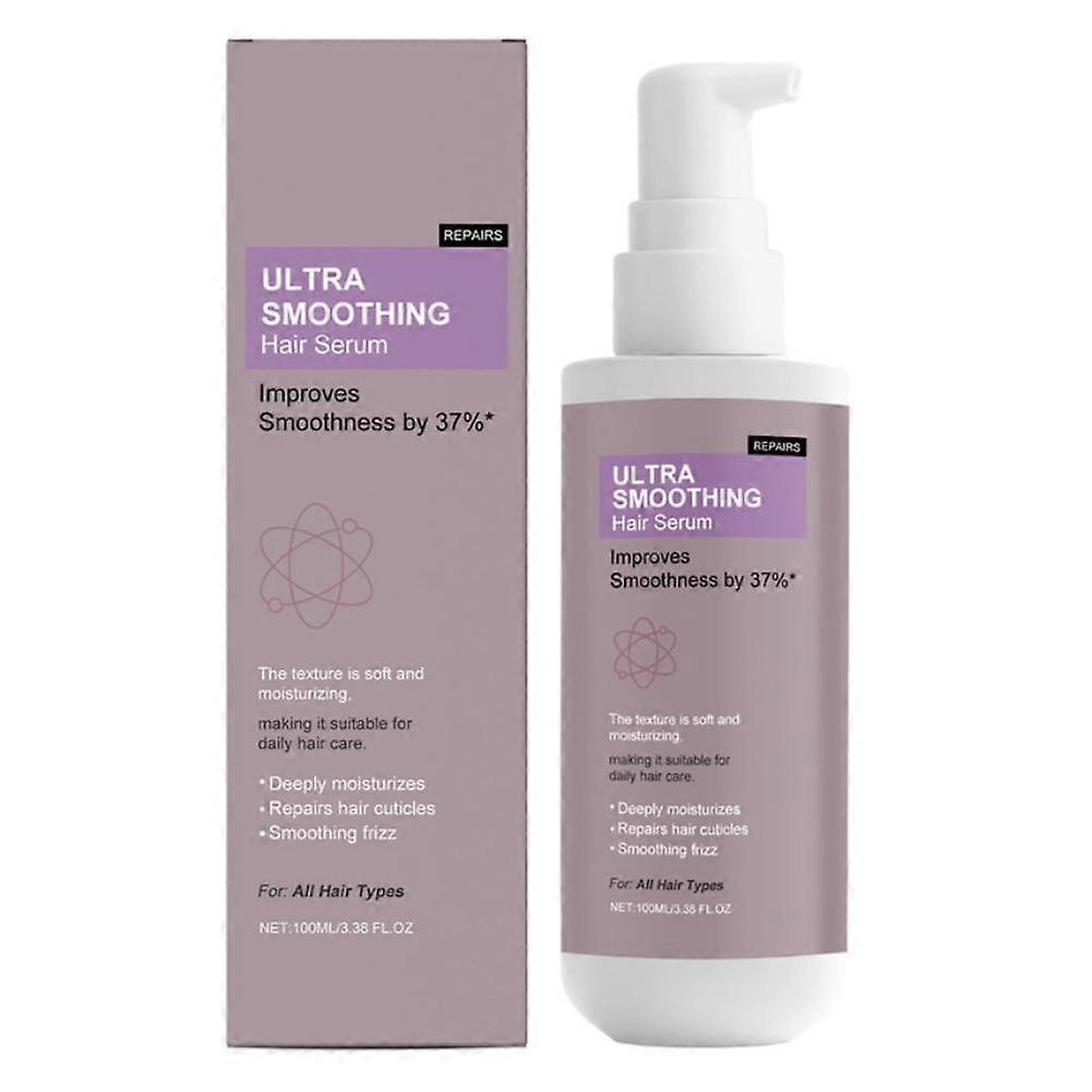 Serum do włosów puszących się, 100 ml Wegańska formuła roślinna z silikonem - Głęboko nawilżający zabieg