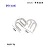 Intelligence Puzzle Zinc Alloy Disentanglement Rings - Unlock Nine Linked Rings Kongming Luban Lock Educational Toy