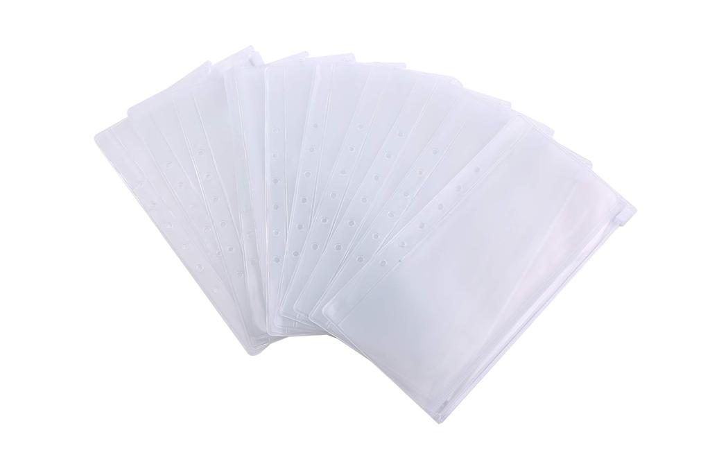 FULMINE Passport Case with 10 Refills and 1 Display Fits Passbooks and More Sticker, Multi-Purpose Case,