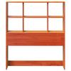 Headboard with Storage Space Wax Brown 100 Cm Solid Pine Wood