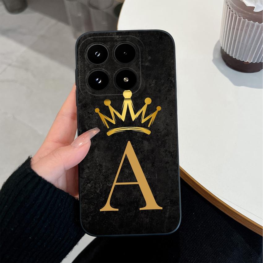 Phone Cover For Xiaomi 17 15T Pro Poco F7 Ultra C75 C55 C50 C31 Four Leaf Clover Letter Pattern Matte Silicone Shockproof Bumper Case For Xiaomi Shell